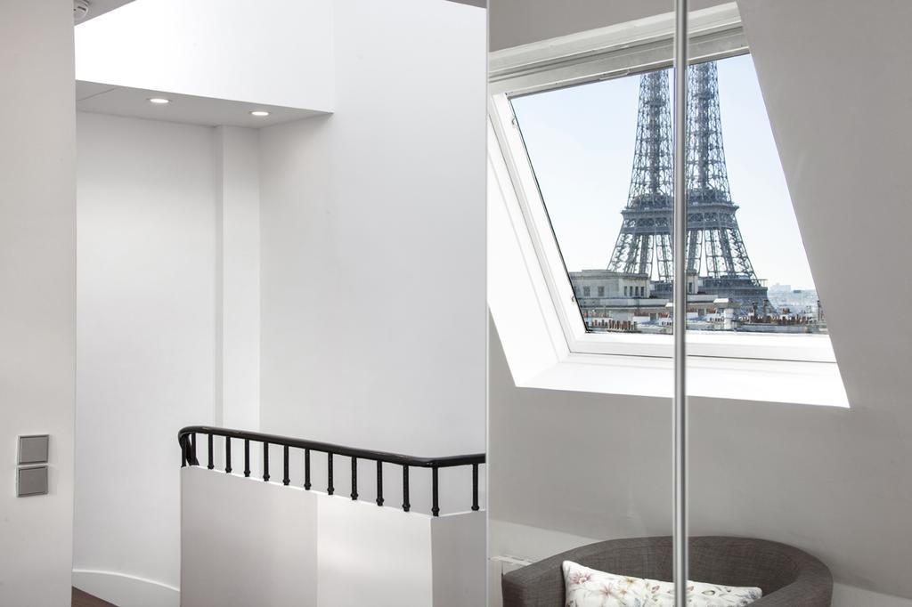Apartmán Eiffel Tower View Paříž Exteriér fotografie
